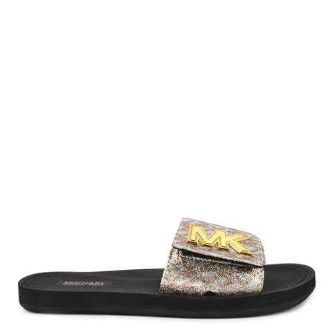 womens michael kors slides|michael kors ladies sliders.